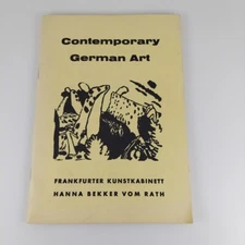 Contemporary German Art Frankfurter Kunstkabinett Hanna Bekker Vom Rath 1957
