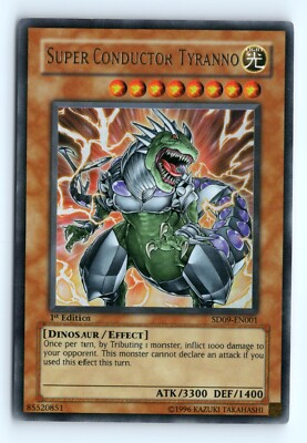 Yu-Gi-Uh Super Conductor Tyranno #SD09-EN001 Structure Deck