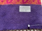Vtg Express Knit Fringe Scarf Multicolored Paisley Print Made In Italy — photo 4