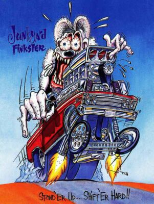 Junkyard Finkster Rat Fink Metal Sign | eBay
