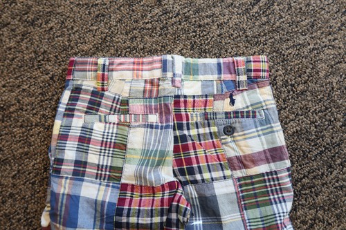 New Polo Ralph Lauren Boys Patchwork Shorts - Size 5 - Multicolored - Picture 5 of 5