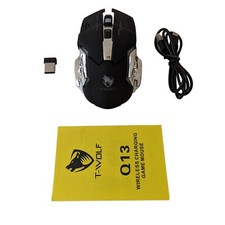 Wireless Mouse Gaming Rechargeable Optical Mouse Cordless 2.4 GHZ