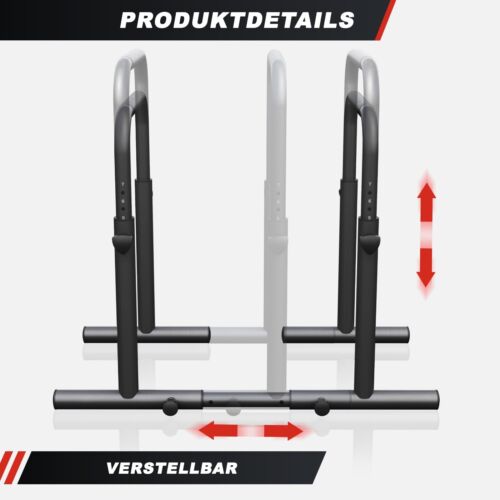 GORILLA SPORTS® Dip Barren Push Up Station Paralletes Calisthenics Equipment - Bild 12 von 12