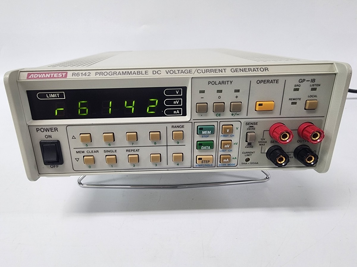 ADVANTEST R6142改 DC電圧/電流発生器 ADVANTEST R6142 Programmable DC Voltage / Current Generator