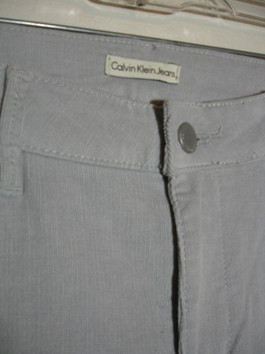 CALVIN KLEIN DAMEN LEICHTE KORD SKINNY JEANS, REISSVERSCHLUSS BEINE GR: 29 - Bild 4 von 8