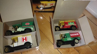 Set Of 4 Reader's Digest Classic Collectors Trucks Gift Water Wagon Ambulance