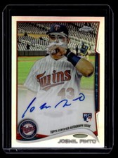 2014 Topps Chrome #24 Josmil Pinto Rookie Autograph Refractor