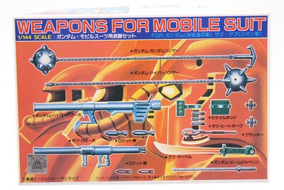 Waffenset Ausrüstung Mobile Suit Gundam Z Roboter Modellbau #16 Set 1:144 Bandai