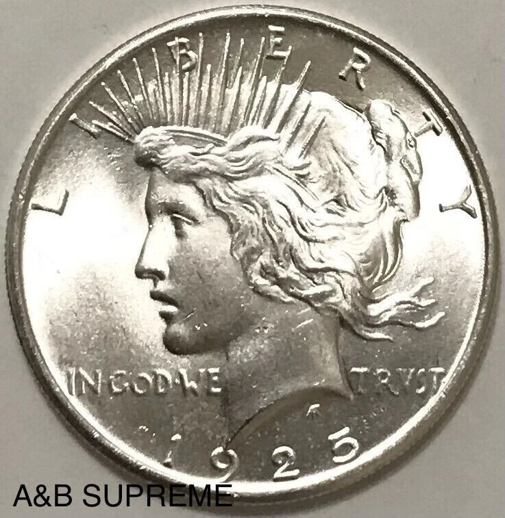(1) Peace Dollar From OBW Roll Estate Hoard GEM BU Uncirculated 90% Silver - Image 4 of 4