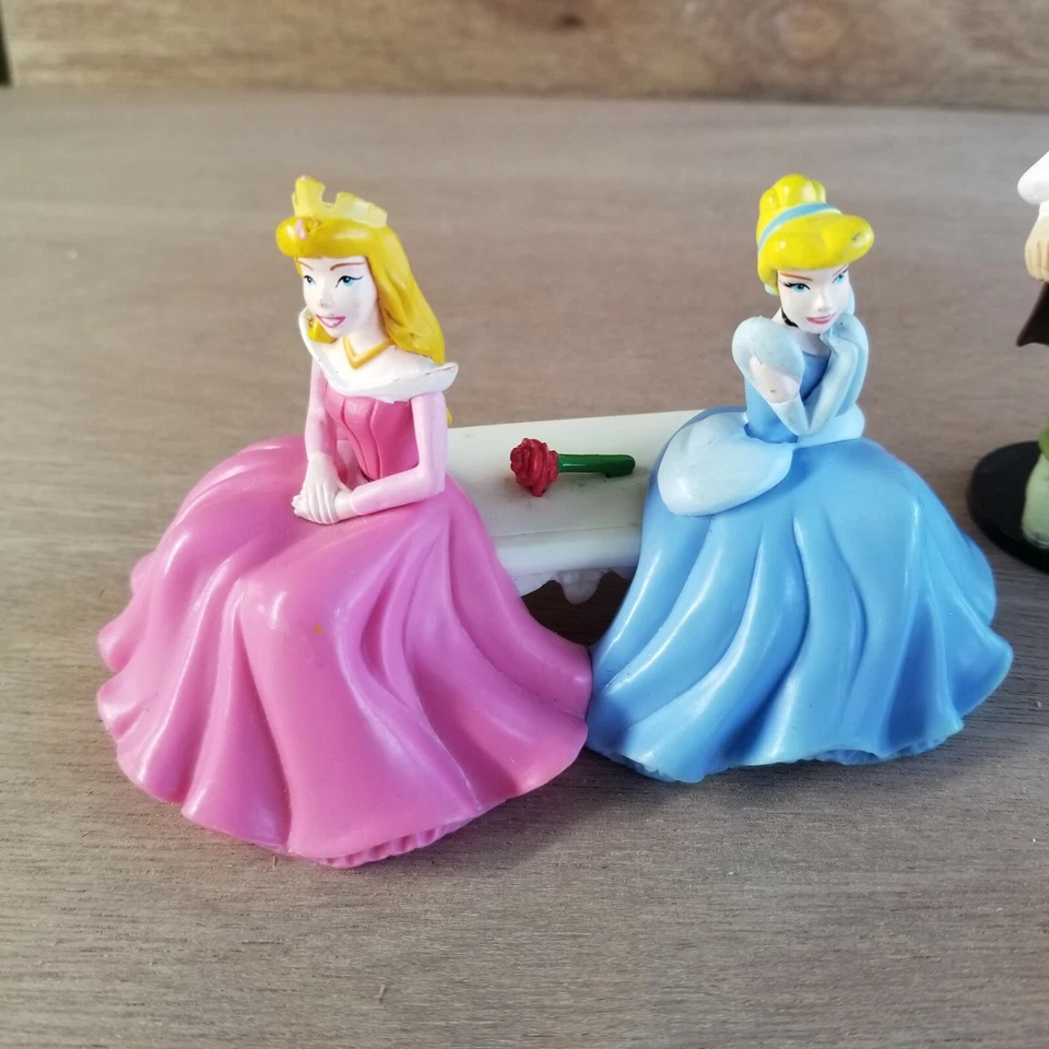 Фигурки принцесс Disney игрушки из ПВХ спящая красавица Золушка принц злая королева - Изображение 4 из 4