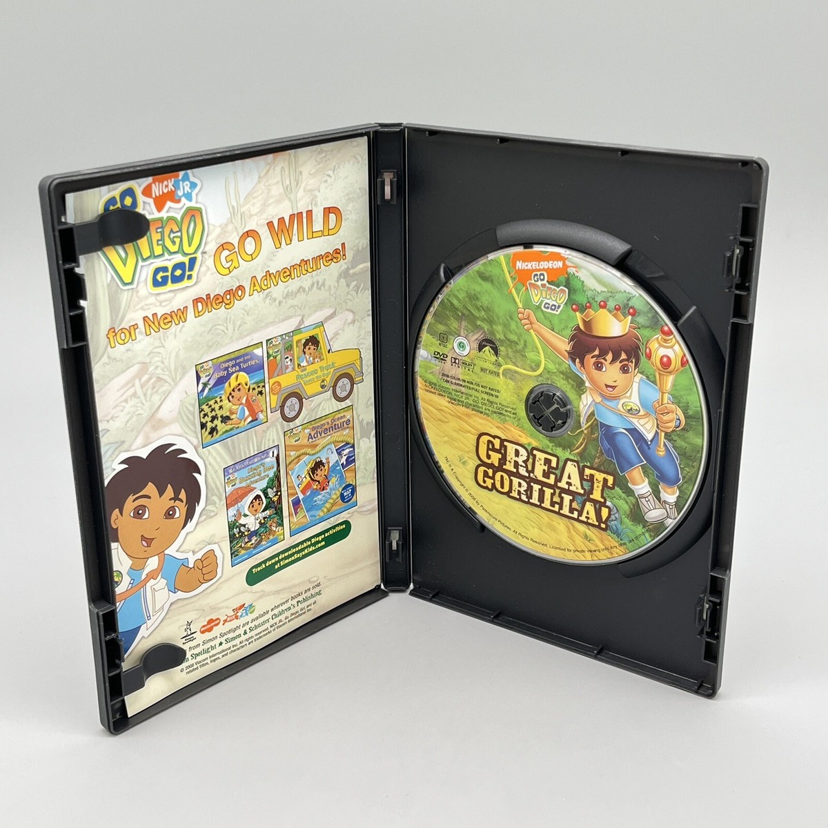 Lot of 2 DVD Nickelodeon Go Diego Go Great Gorilla & Wolf