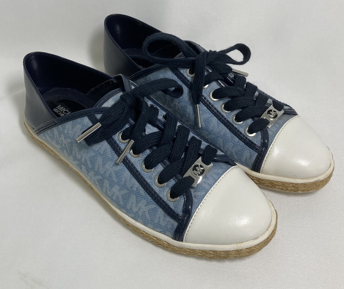 Michael Kors Shoes Womens 6.5 City Sneakers Blue White Michael Kors Shoes Womens 6.5 City Sneakers Blue White