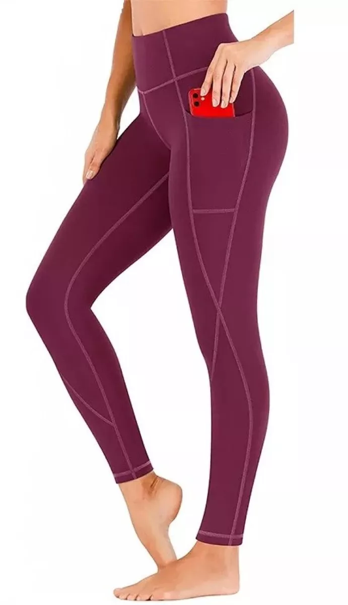 High Waist Jinwei Dark Red Yoga Pants Leggings And Yoga Pants For