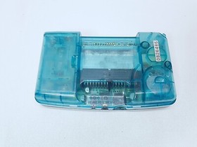 Neogeo Pocket Color Crystal Blue Console SNK + battery Body small damage Tested
