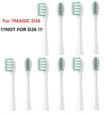 10Pcs Toothbrush Heads compatible with 7MAGIC...