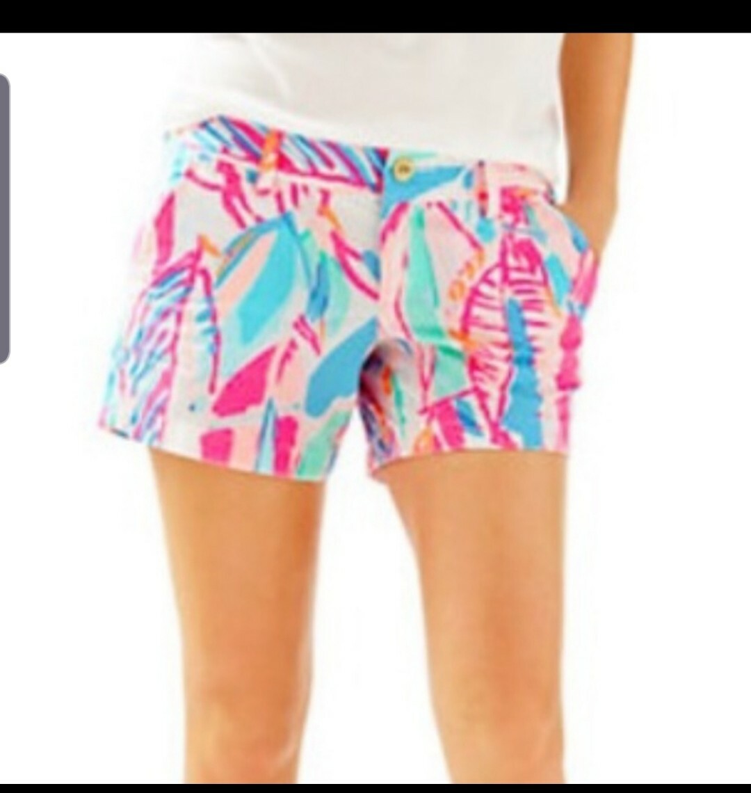 Lilly Pulitzer Size 00 Callahan Shorts Out To Sea Style