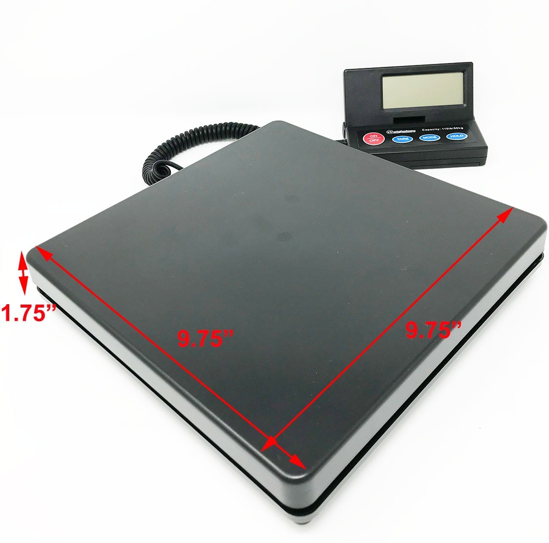 DIGITAL SHIPPING SCALE POSTAL PARCEL SCALE 110 LBS CAPACITY w/ AC ADAPTER