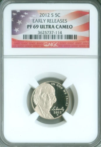2012-S PROOF JEFFERSON NICKEL NGC PR-69 UC ER (2228086)