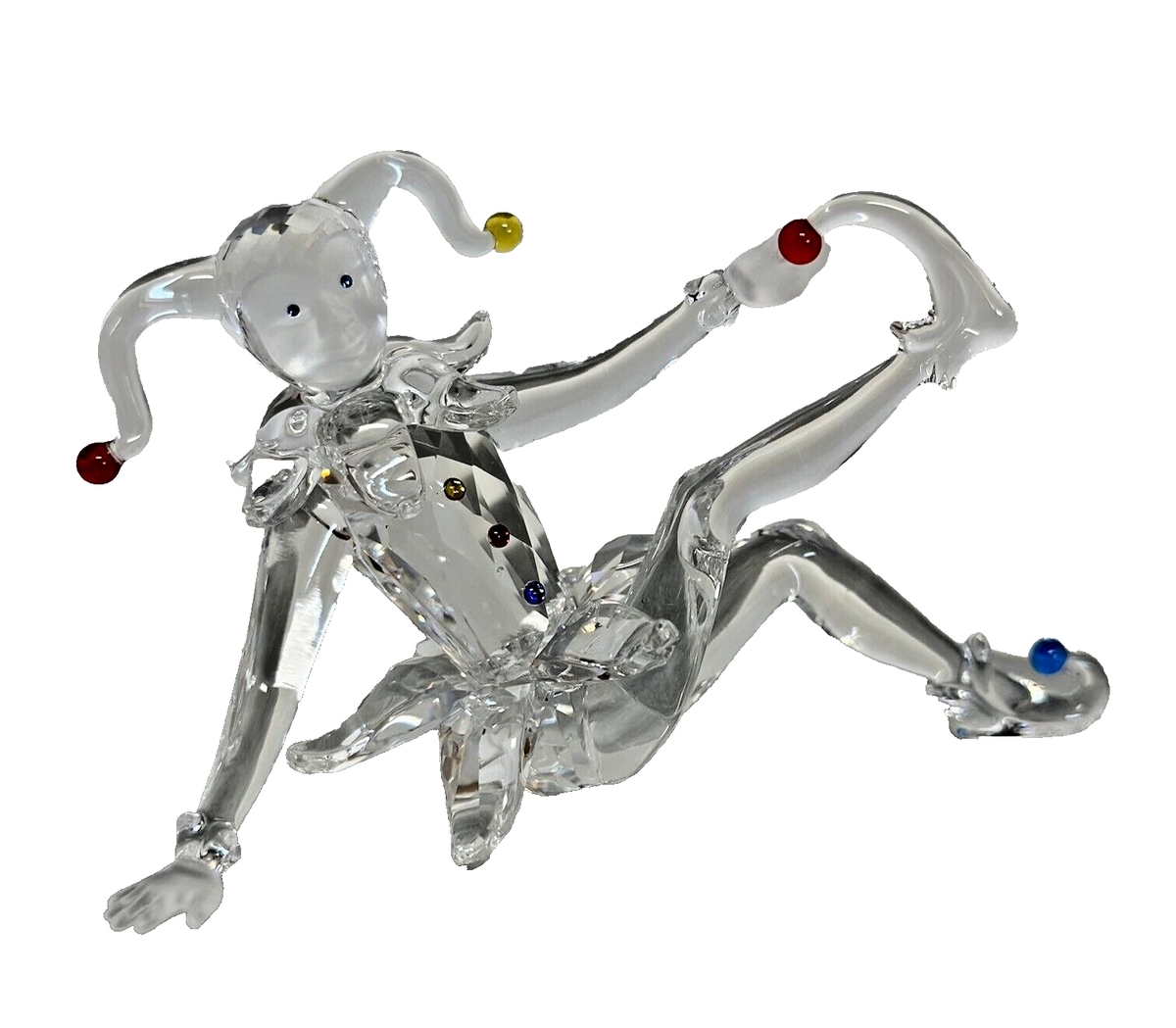 RETIRED Swarovski Crystal JESTER Figurine with Original