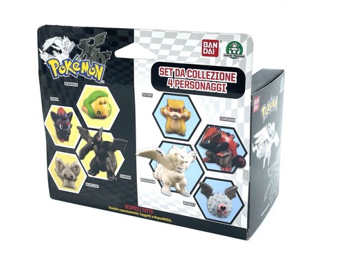 Pokemon Black & White 4 Figure Set Bandai - 5cm Collectible Figures NIB DE - Foto 4 di 4