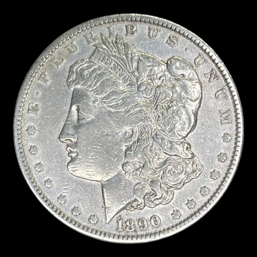 1890 Morgan Silver Dollar, XF+