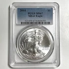 2014 American Silver Eagle $1 PCGS MS67 1 Oz .999 Fine Silver USA Bullion Coin