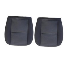 Black Cloth Driver  Passenger Side Bottom Replacement Seat Cover Compatible