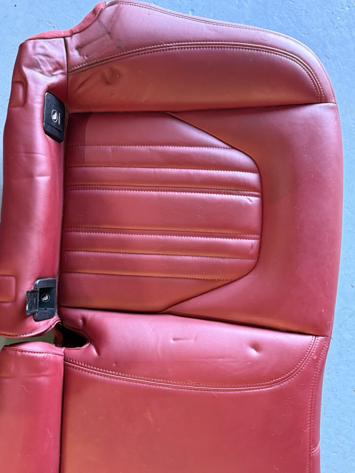 2014-2017 Maserati Ghibli Rear Seat Lower Cushion Cherry Rose