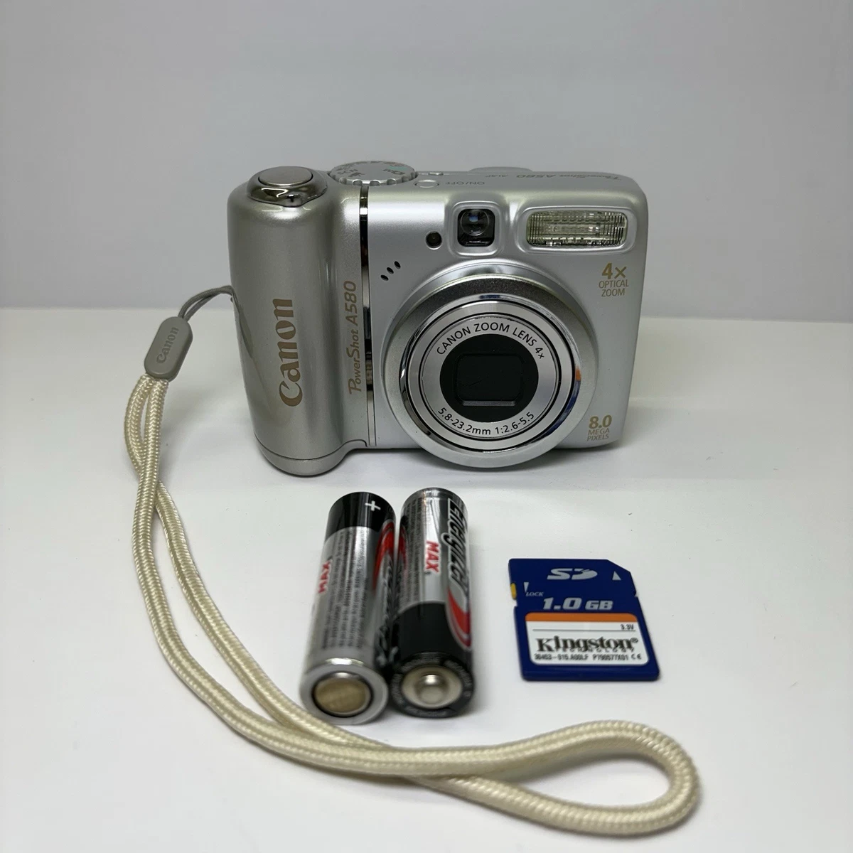 Canon Powershot A580 Digital Cameras with Built - in Flash for