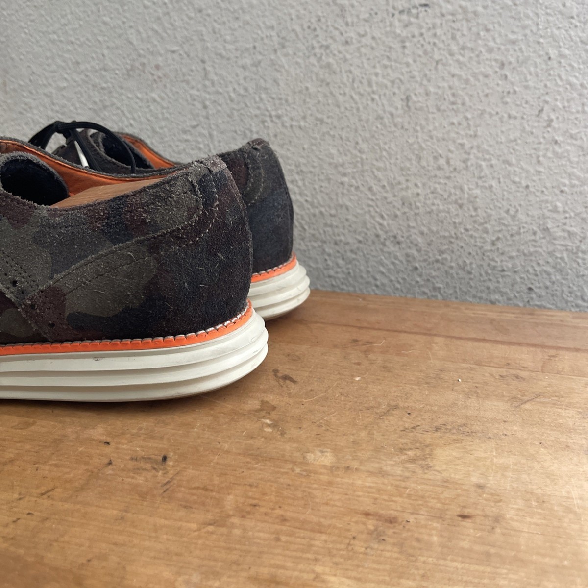 Cole Haan Original Grand Shwng Camo Black Olive Oxfords  display picture 1