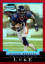 2004 Bowman Chrome #172 Triandos Luke Red Refractors #/210