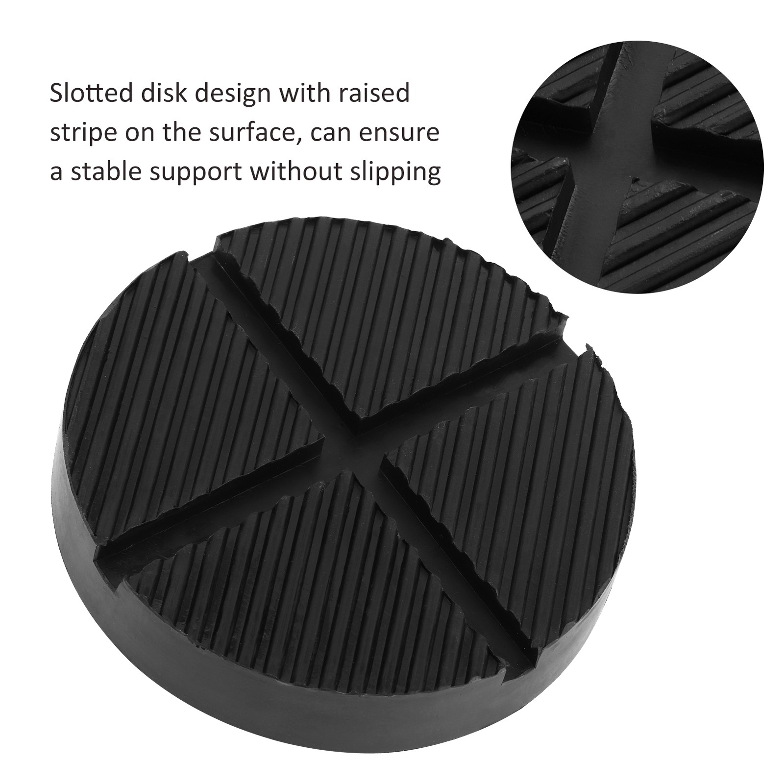 Universal Car Jack Pad Rubber Disk For Jacking Lift Support Easy To Use