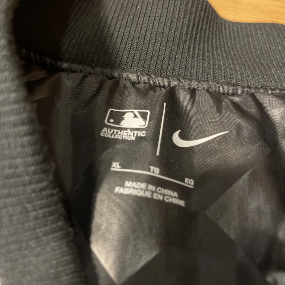 Nike Miami Marlins Dugout Full Zip Bomber XL Jacket Mens Patch Coach MLB🔥 NWOT - Image 3 of 4