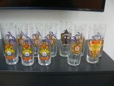 12 x K&ouml;lsch Glas Stange Vintage 80er, Sammlerglas K&ouml;ln Sion Karneval