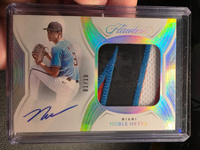 2025 Panini Flawless Noble Meyer Prospect Patch Autograph GOLD 1/10 1ST ON PRINT