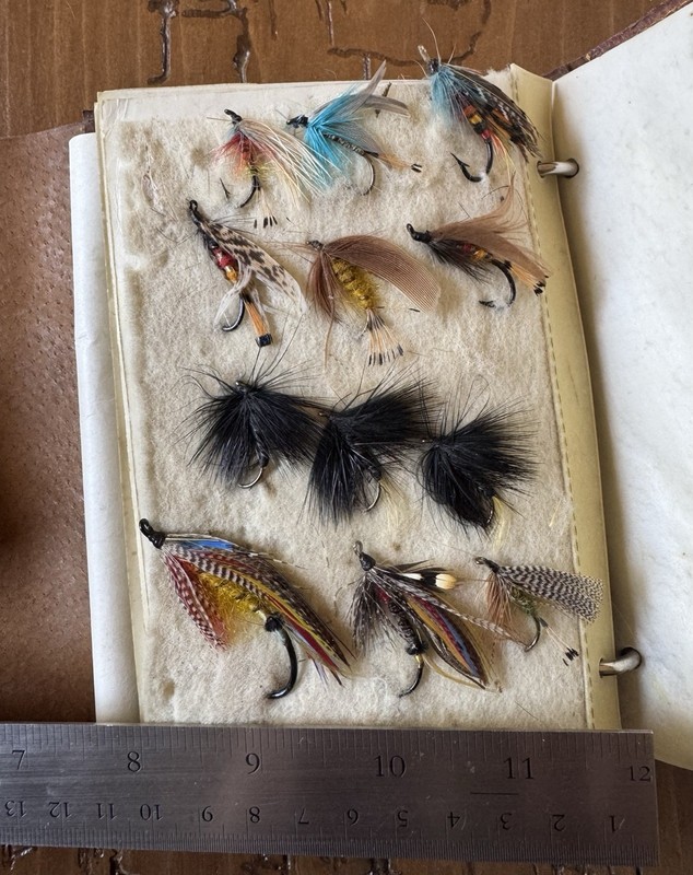 Vintage Fly Wallet P.D. Malloch, Fishing Tackle Maker, Perth Trout & Salmon Fly