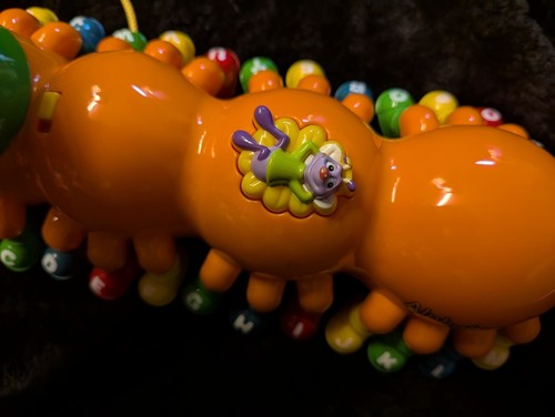 Leap Frog Alphabet Pal Caterpillar Orange baby toy genius music lights Works VTG - Picture 3 of 9