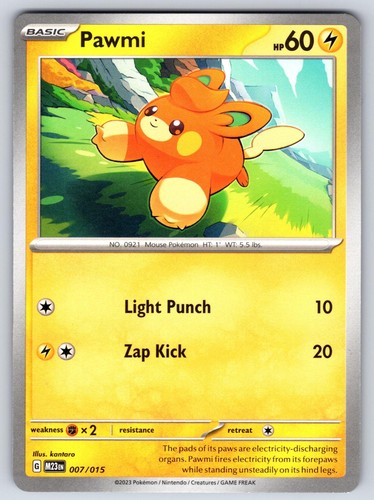 Pawmi - 007/015 McDonald's Collection 2023 - Promo - NM/M - Pokemon