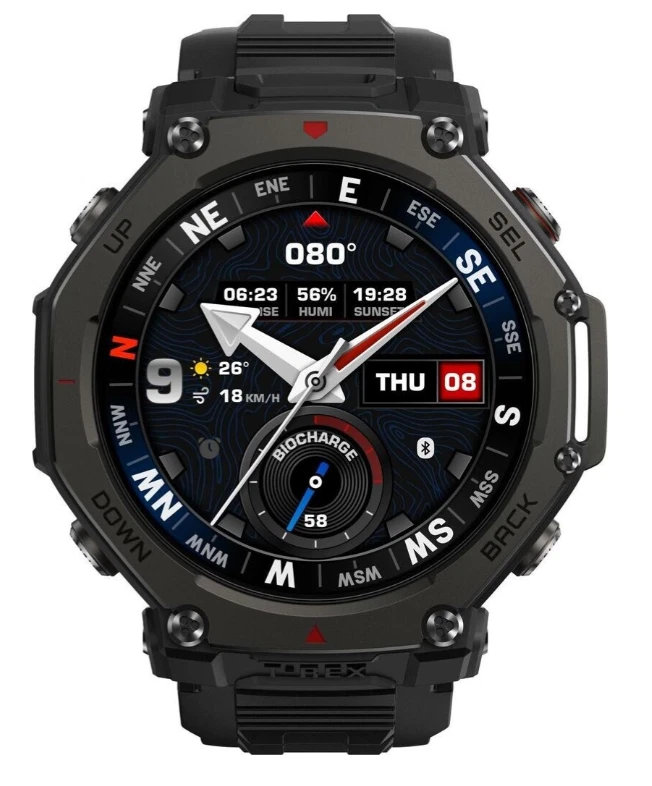 Amazfit T-Rex 3 Pro Tactical Black Smartwatch HYROX-Modus