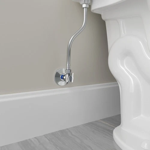 PROFLO PFXQAP32C Chrome 1/2" X 3/8" Quarter Turn Angle Valve - Picture 2 of 2