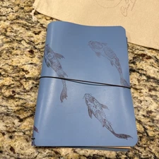 CreaTina From Italy Handcrafted Koi Cover And Tan Insert A5