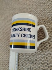 1990s Yorkshire County Cricket Club mug unused