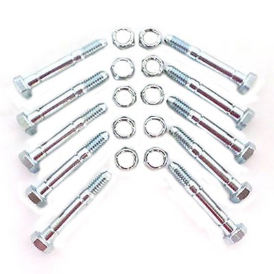 Qty 10: Shear Pin with Nut Fits MTD Replaces 710-0890