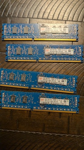 35 total memory modules Samsung Micron Hynix PC3-12800 PC3-10600 8GB 16GB lot - Picture 2 of 9