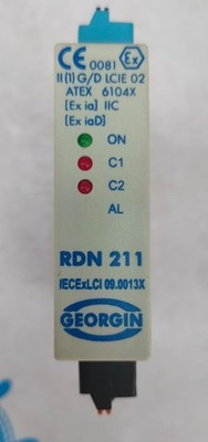 GEORGIN RDN 211 Intrinsically Safe Relay 220/240VAC RDN211000