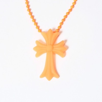 CHROME HEARTS Rubber Small CH Cross Silicone Necklace Rubber Green CHROME HEARTS Rubber Small CH Cross Silicone Necklace Rubber Green