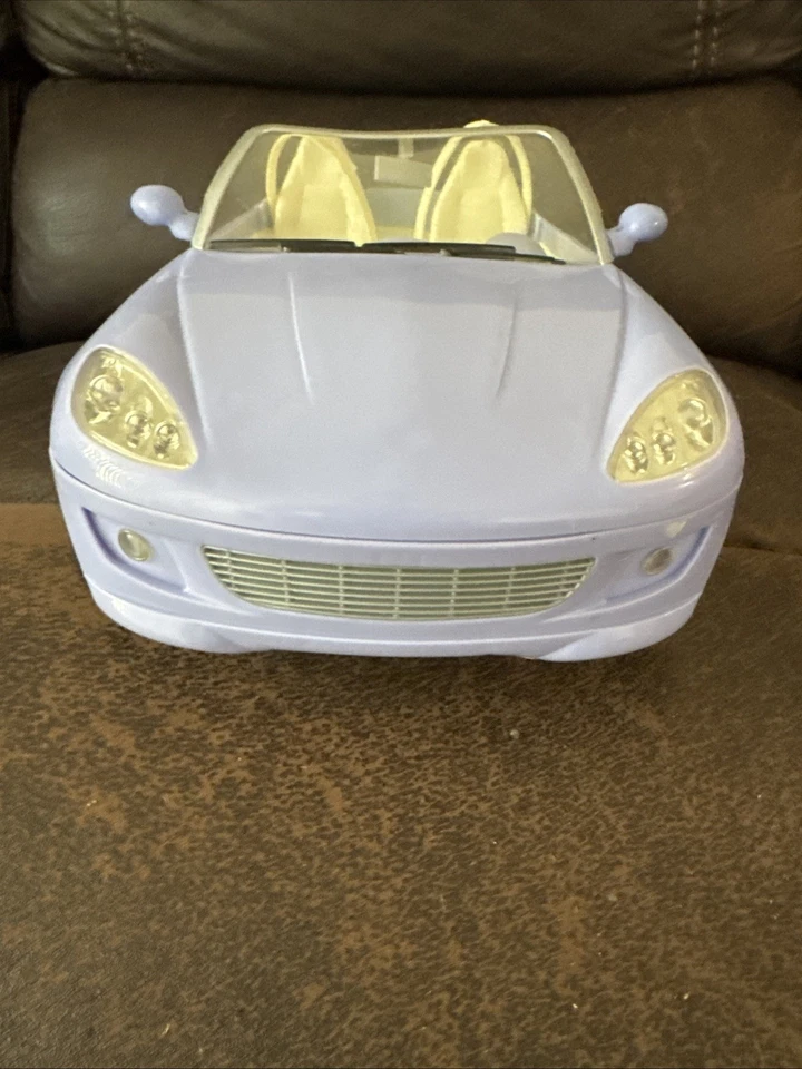 Barbie 2006 17" L convertible coche periwinkle púrpura claro cinturones de seguridad y 2 muñecas Foto 3 de 4