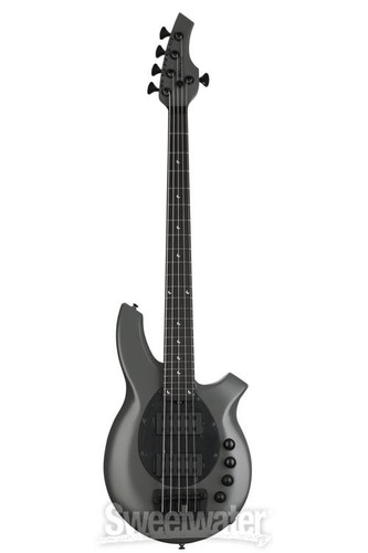 Ernie Ball Music Man Bongo 5HH Electric Bass Guitar - Titan Gray - Picture 2 of 8