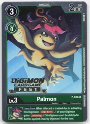 Palmon P-032 Digimon Card Game Fest 2022 Promo Foil