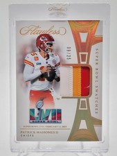 PATRICK MAHOMES II 2025 FLAWLESS SUPER BOWL SWATCHES PATCH /25 Q5692